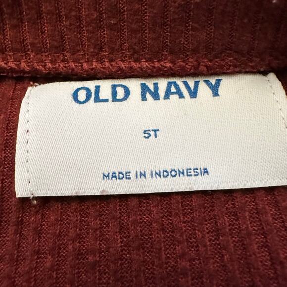 Old Navy Burgundy Top Sz 5T - Picture 5 of 5